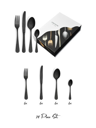 Antique Vintage Black - 24 Peças