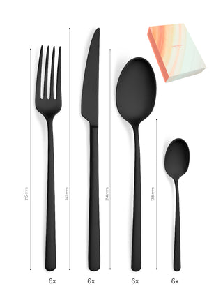 Tokyo Mate Black - 24 Peças