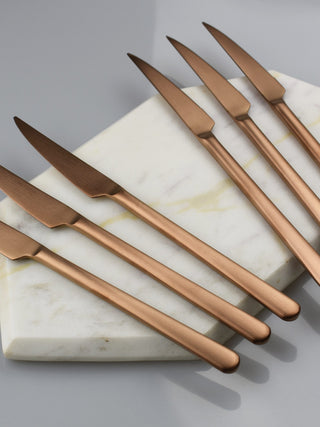 Tokyo Mate Copper - Faca Sobremesa (Set 6 Uni.)