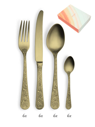Versailles Mate Gold - 24 Peças
