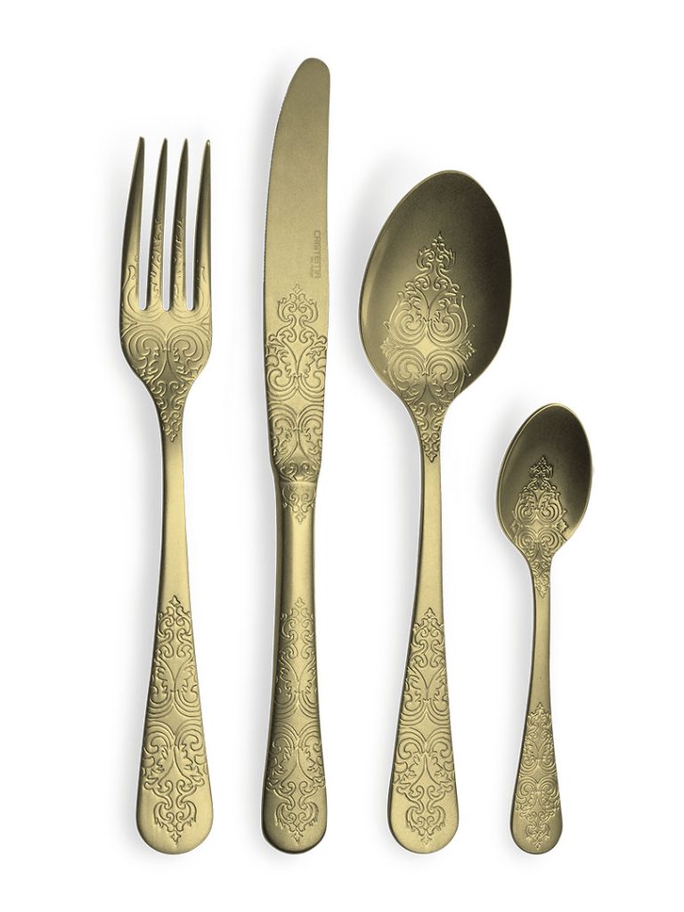 Online Store - Cutlery Tableware - Antique Vintage Gold